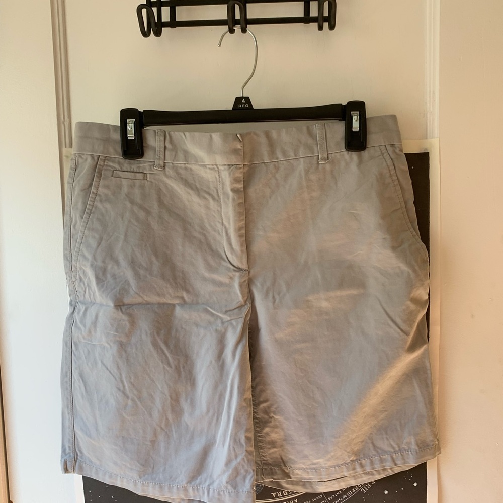 GAP Women's Light Gray Bermudas